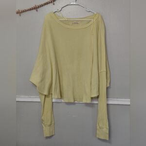 We The Free Yellow Long Sleeve Top